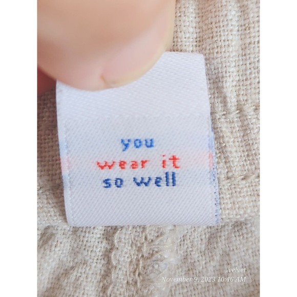 Old Navy Shorts Womens Large Linen Pockets High Waisted Pullon Elastic Waist - Picture 8 of 10